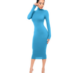 Gothic Turtleneck Bodycon Dress - All Dresses - bodycon - 15