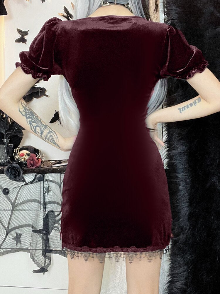 Gothic Velvet Dress - All Dresses - Dresses - 3 - 2024