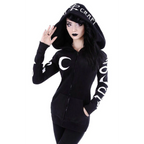 Women’s Gothic Zipper Hoodie - Women’s Clothing & Accessories - 15