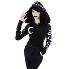 Women’s Gothic Zipper Hoodie - Women’s Clothing & Accessories - 3