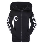 Women’s Gothic Zipper Hoodie - Women’s Clothing & Accessories - 8