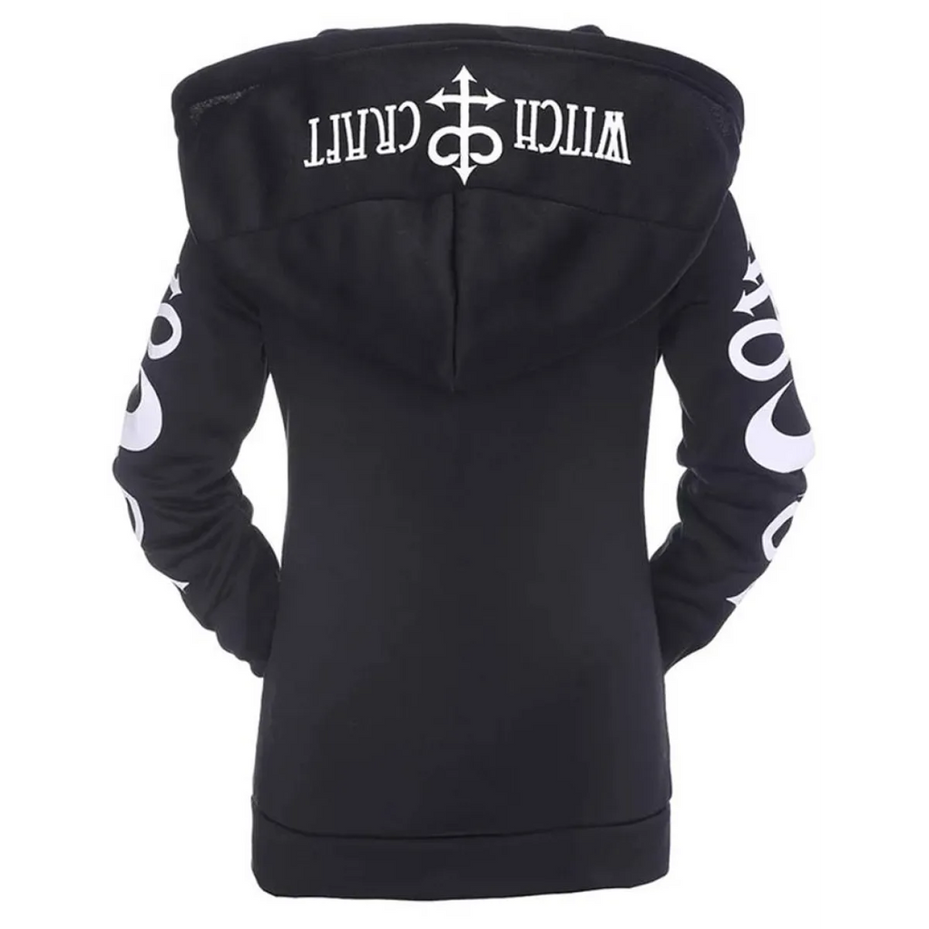 Women’s Gothic Zipper Hoodie - Women’s Clothing & Accessories - 9