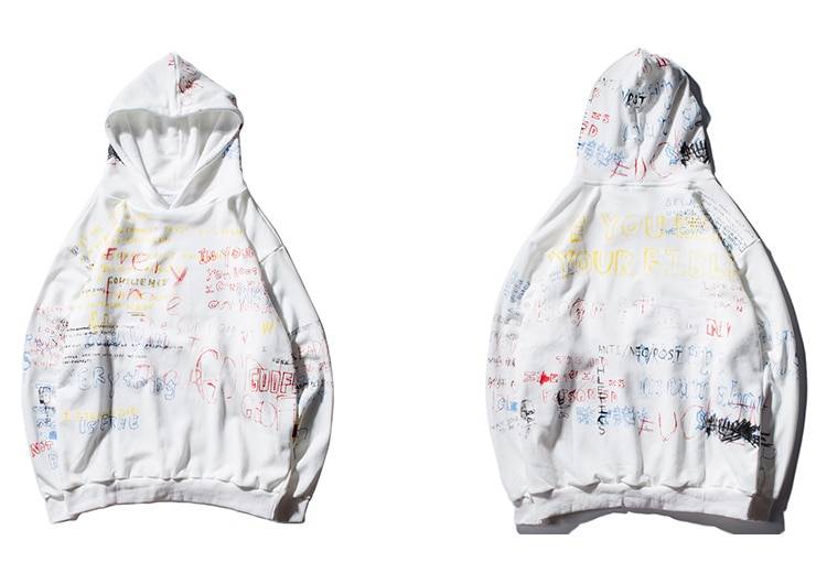 Hip Hop Graffiti Hoodie - Hoodies & Sweatshirts - Shirts & Tops - 4 - 2024