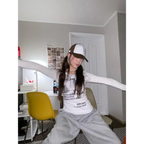 Graffiti Letter Print Crop Top: Y2K Aesthetic - Women’s Clothing & Accessories - 2