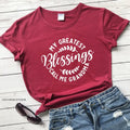 My Greatest Blessings Call Me Grandma T-Shirt - T-Shirts - 7