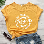 My Greatest Blessings Call Me Grandma T-Shirt - T-Shirts - 13
