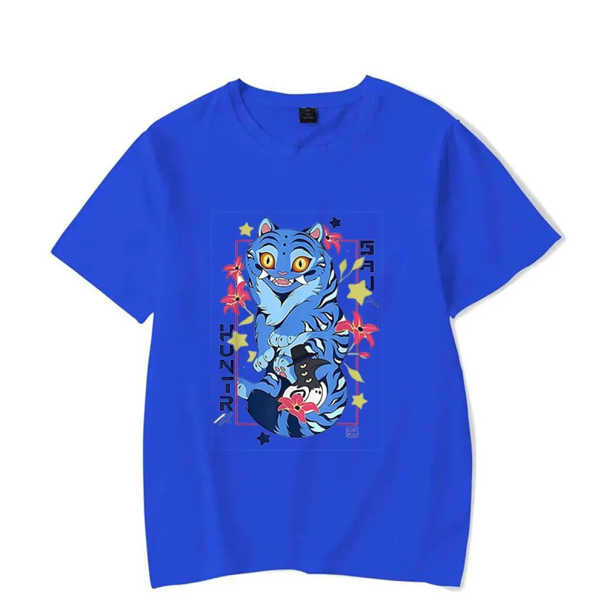 Kawaii Demon Hunter Tiger Graphic Tee - T-Shirts - T-Shirt - 2