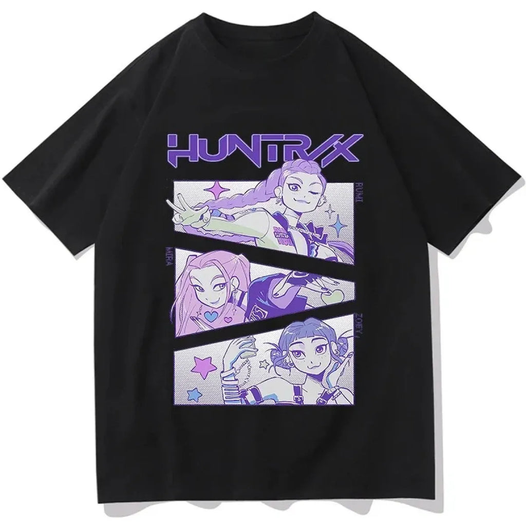 Huntrix Kpop Demon Hunter Graphic Tee - T-Shirts - T-Shirts - 1