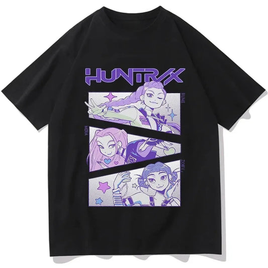 Huntrix Kpop Demon Hunter Graphic Tee - T-Shirts - T-Shirts - 1