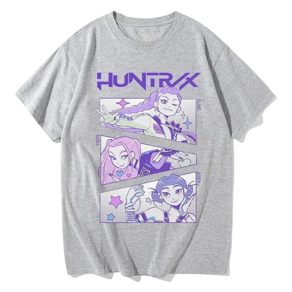 Huntrix Kpop Demon Hunter Graphic Tee - T-Shirts - T-Shirts - 4