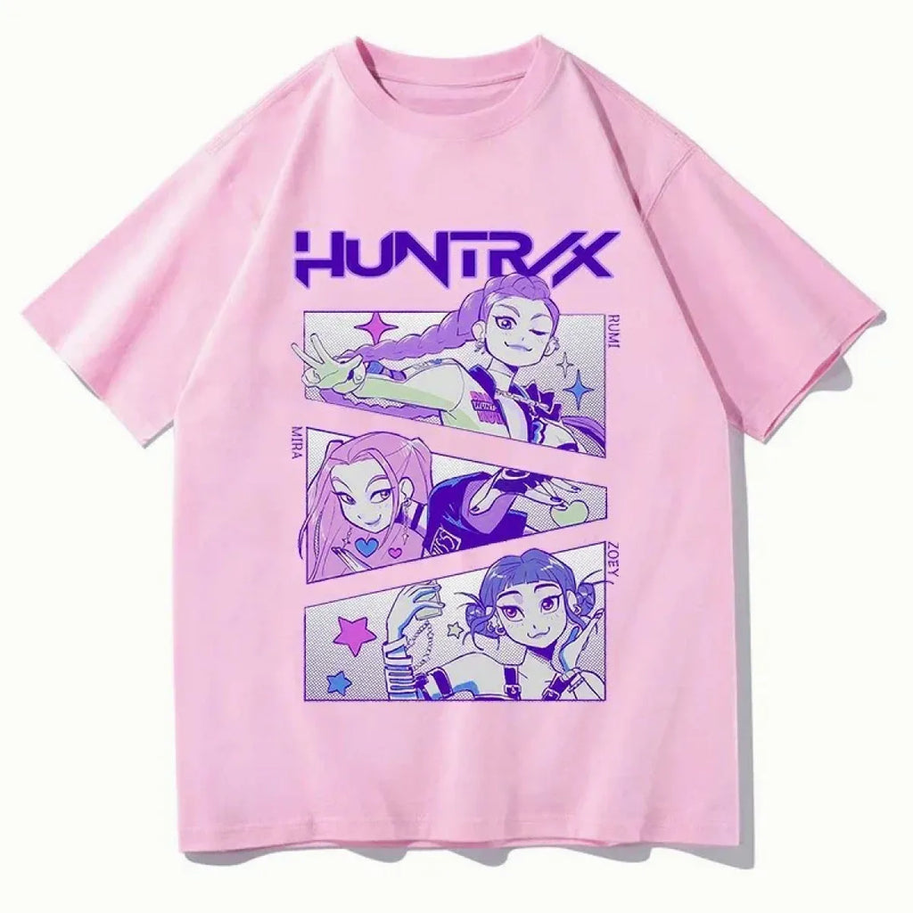 Huntrix Kpop Demon Hunter Graphic Tee - T-Shirts - T-Shirts - 7