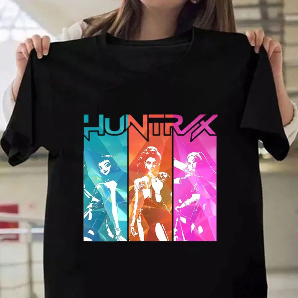 Huntrax Kpop Anime Girl Graphic Tee - T-Shirts - T-Shirt - 1