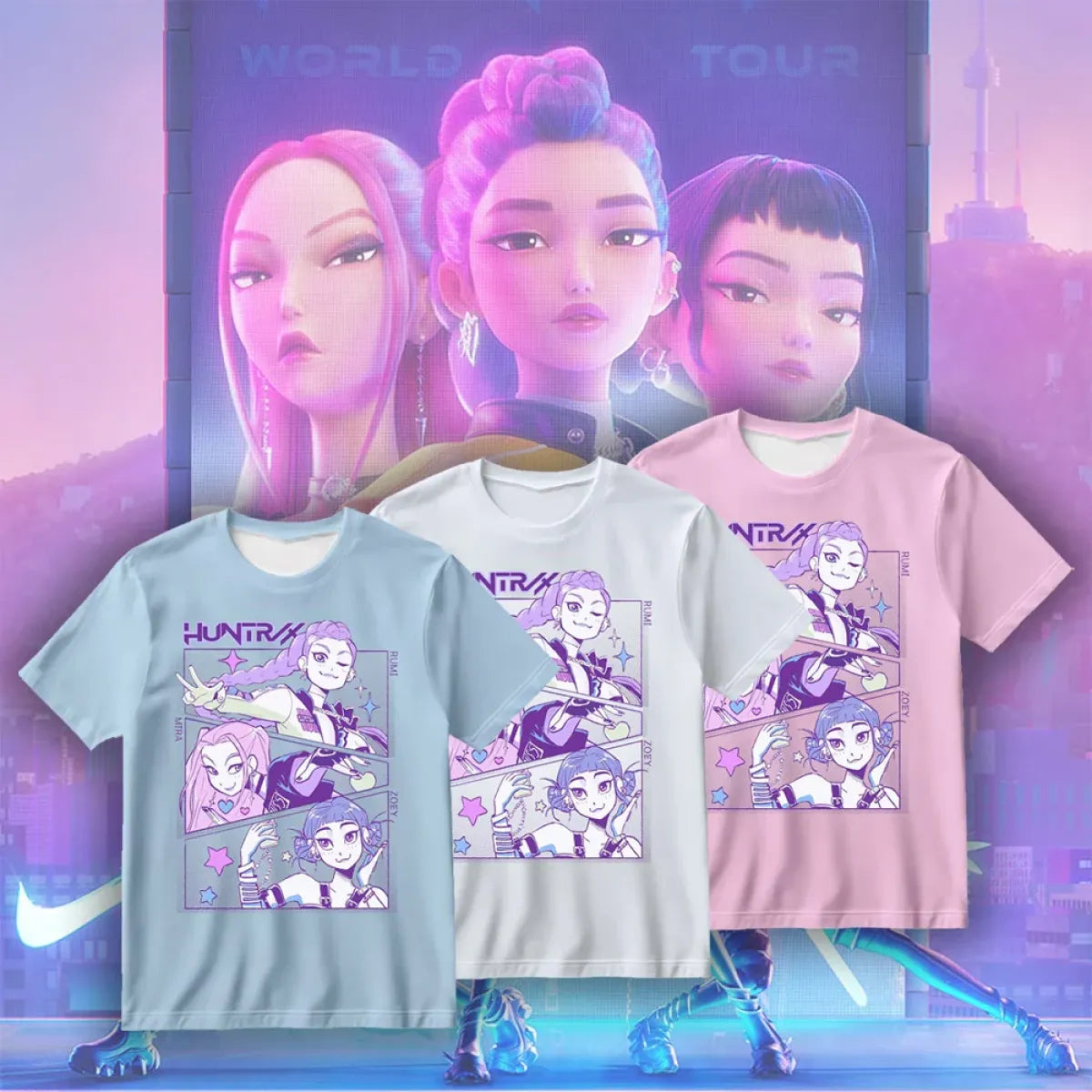 KPop Demon Hunters Harajuku Graphic Tee - T-Shirts - T-Shirt - 1