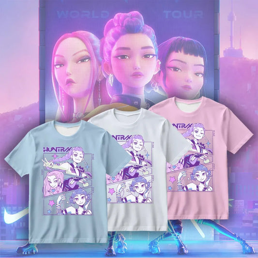 KPop Demon Hunters Harajuku Graphic Tee - T-Shirts - T-Shirt - 1