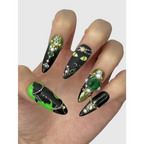 Witch’s Familiar Green Cat Eye Press-On Nails - Best Sellers - Cosmetics - 3