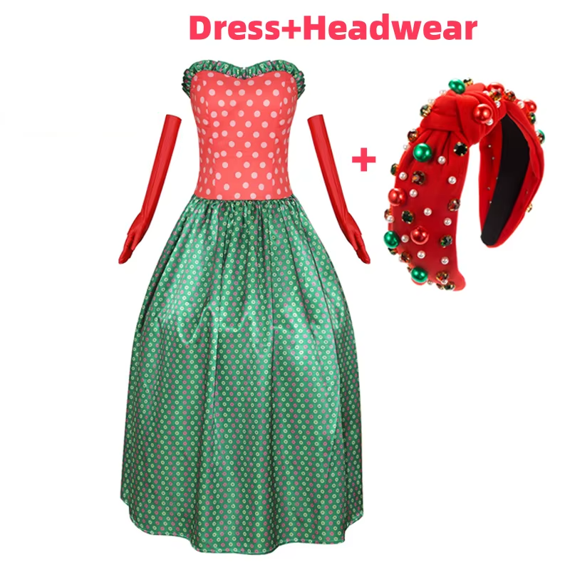 Martha May Whovier Costume – How the Grinch Stole Christmas Dress - S / Dress and Headwear - All Dresses - Dance