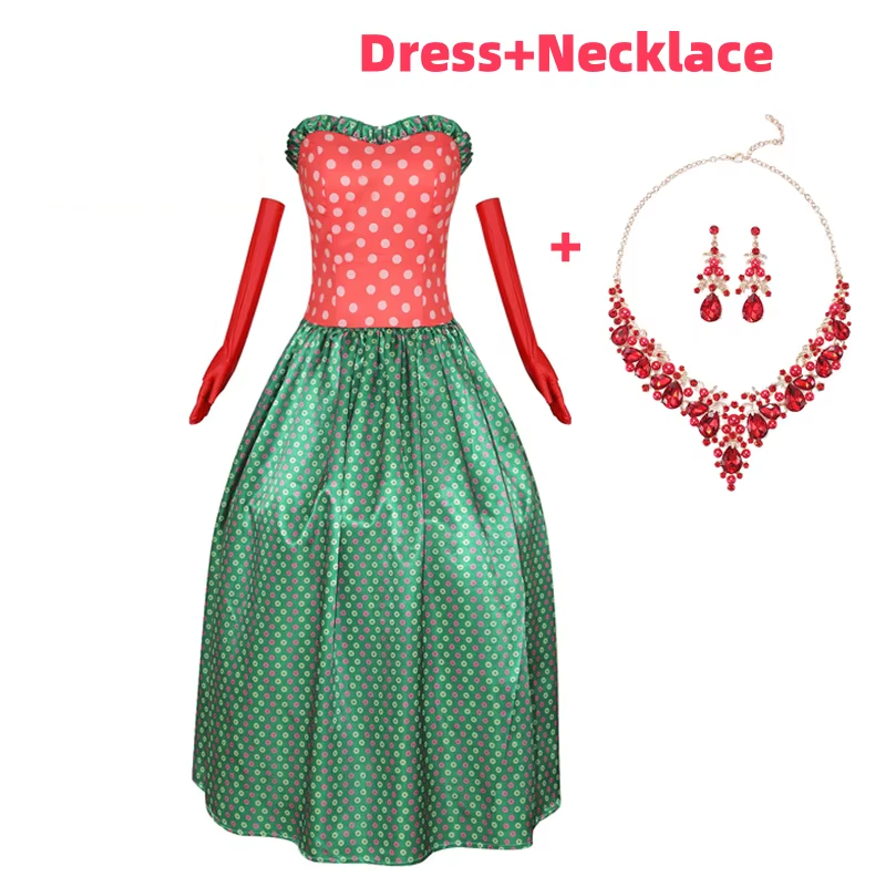 Martha May Whovier Costume – How the Grinch Stole Christmas Dress - S / Dress and Necklace - All Dresses - Dance