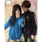 Grunge Streetwear Zipper Hoodie - Women’s Clothing & Accessories - Women’s Hoodies - 18