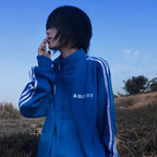 Grunge Streetwear Zipper Hoodie - Women’s Clothing & Accessories - Women’s Hoodies - 23