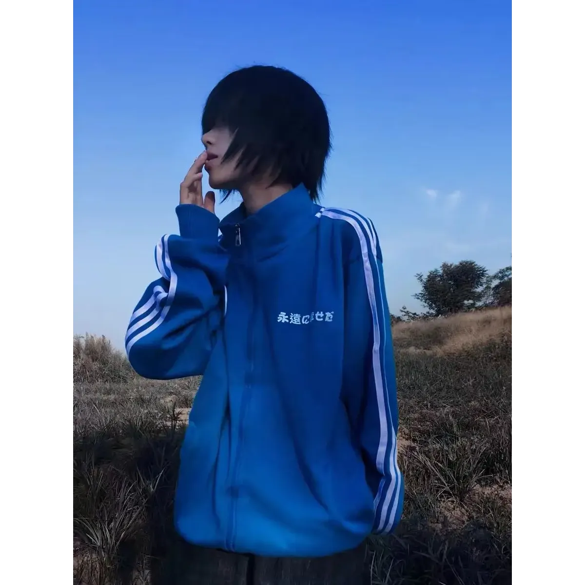 Grunge Streetwear Zipper Hoodie - Women’s Clothing & Accessories - Women’s Hoodies - 7