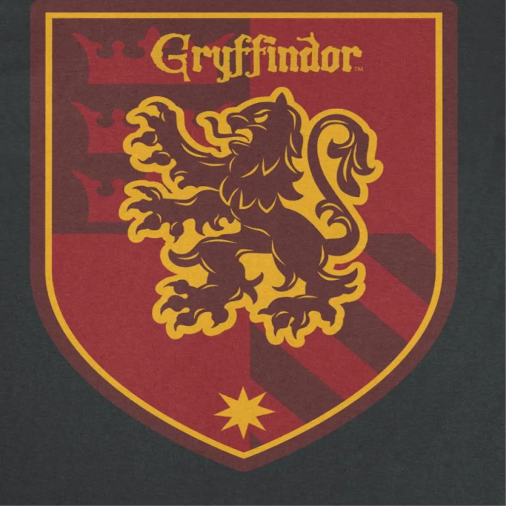 Gryffindor Crest Black Harry Potter T-Shirt - T-Shirts - T-Shirt - 2