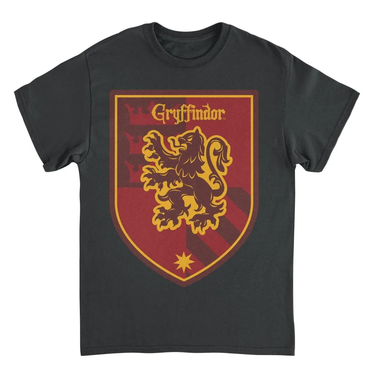Gryffindor Crest Black Harry Potter T-Shirt - T-Shirts - T-Shirt - 1