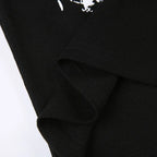 Guitar Print Tank Top - Ribbed Grunge Crop Top - Women’s Clothing & Accessories - 33