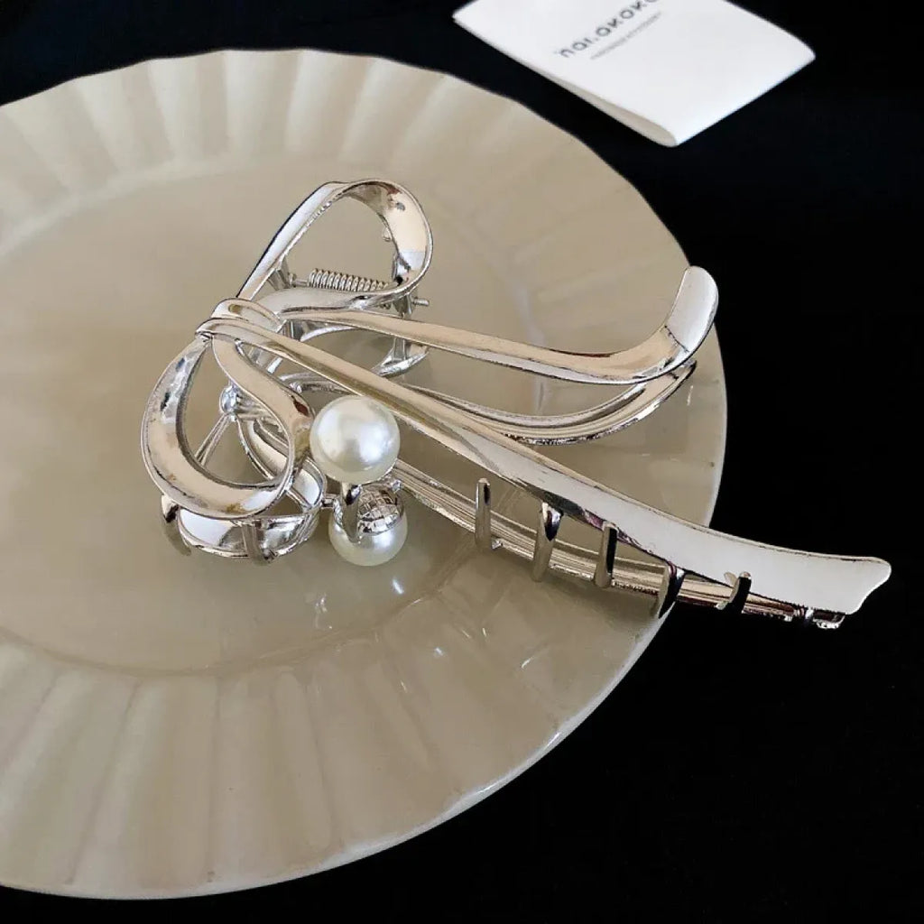 Harajuku Bow Pearl Hair Clip - Best Sellers - Hair Accessories - 6