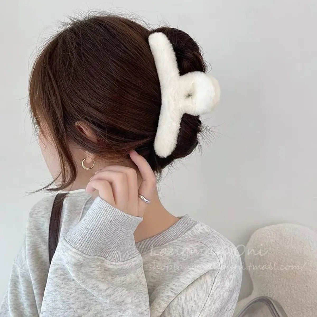 Harajuku Plush Hair Clip - Harajuku Style - Hair Accessories - 1