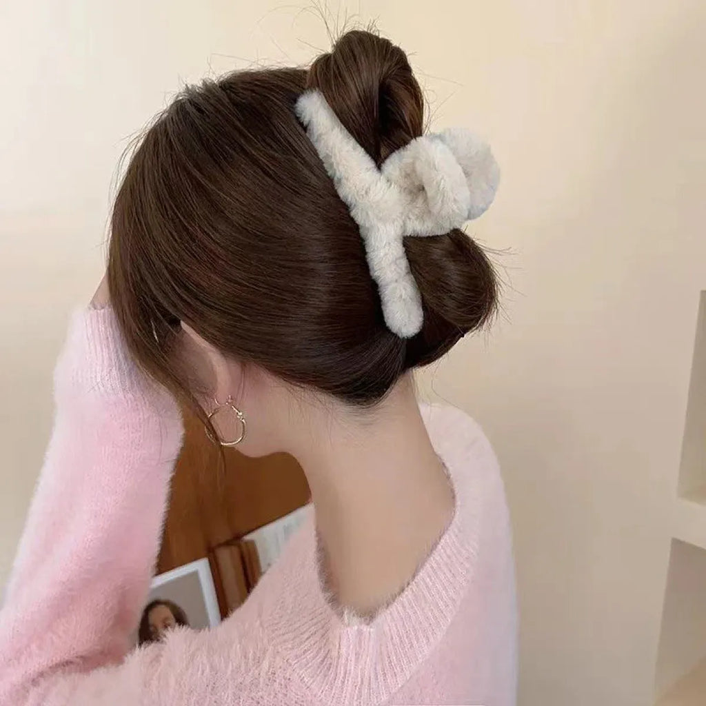 Harajuku Plush Hair Clip - Harajuku Style - Hair Accessories - 2