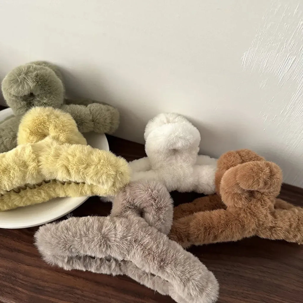 Harajuku Plush Hair Clip - Harajuku Style - Hair Accessories - 4