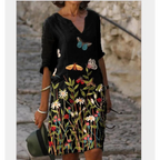 Half-Sleeved Summer Dress - All Dresses - 14