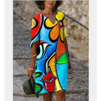 Half-Sleeved Summer Dress - All Dresses - 9