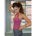 Y2K Backless Halter Tank Top - Women’s Clothing & Accessories - Tops - 3