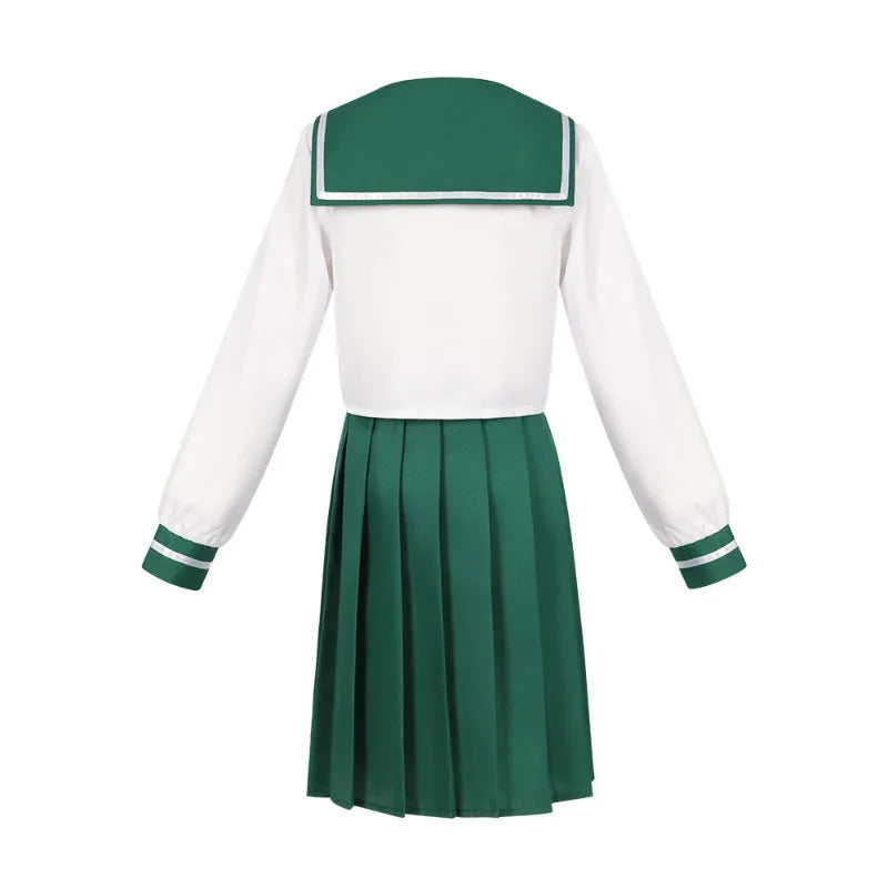 Mahou Shoujo Hanabishi Haruka Cosplay – JK Sailor Uniform with Wig Set - Anime - Dance Dresses Skirts & Costumes