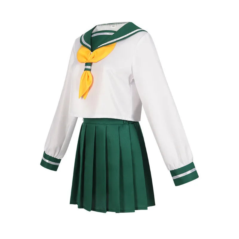 Mahou Shoujo Hanabishi Haruka Cosplay – JK Sailor Uniform with Wig Set - Anime - Dance Dresses Skirts & Costumes