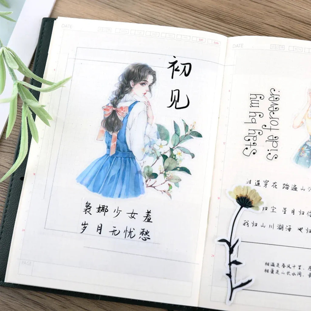 Handbook Cute Stickers - DIY Photo Album & Character Decoration - Stickers - 3