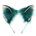 Handmade Cat Faux Fur Ears Headband - Fluffy Plush Animal Hair Hoop - Best Sellers - 14