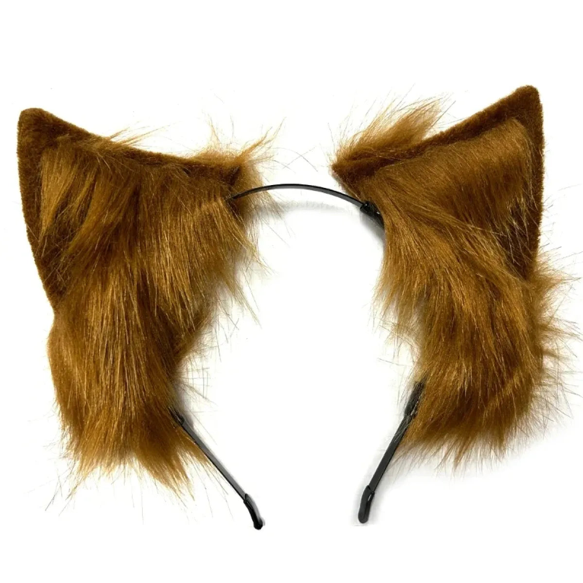 Handmade Cat Faux Fur Ears Headband - Fluffy Plush Animal Hair Hoop - Best Sellers - 18