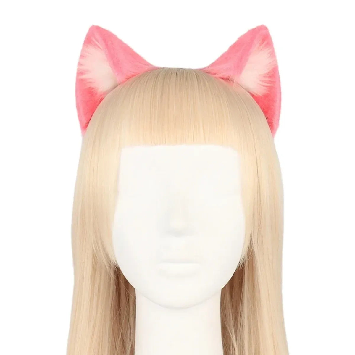 Handmade Cat Faux Fur Ears Headband - Fluffy Plush Animal Hair Hoop - Best Sellers - 28