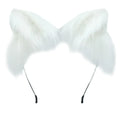 Handmade Cat Faux Fur Ears Headband - Fluffy Plush Animal Hair Hoop - Best Sellers - 7