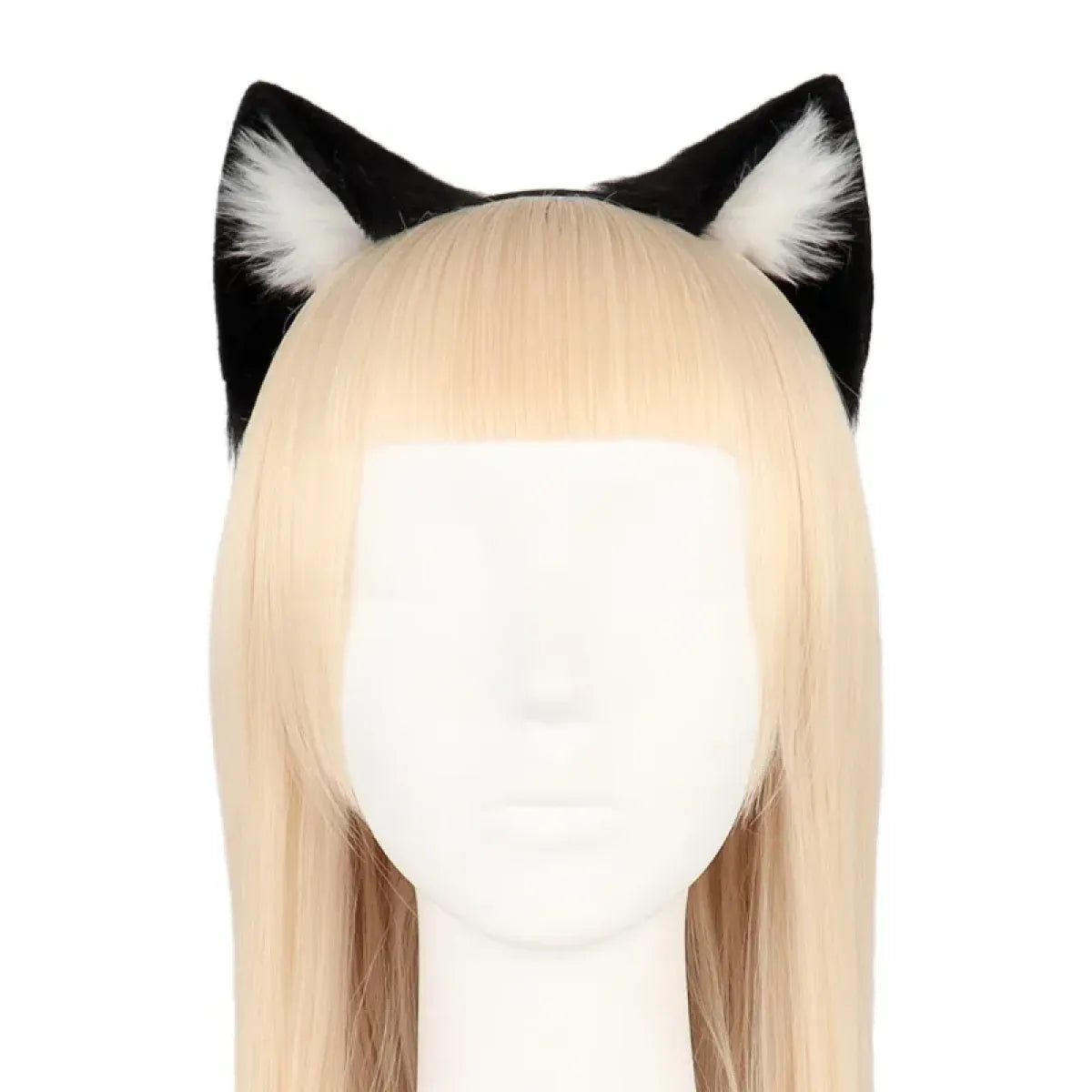 Handmade Cat Faux Fur Ears Headband - Fluffy Plush Animal Hair Hoop - Best Sellers - 25