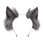 Handmade Cat Faux Fur Ears Headband - Fluffy Plush Animal Hair Hoop - Best Sellers - 16