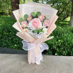 Handmade Crochet Flower Bouquet – Gift for Weddings & Graduations - Plushies - Plushie - 9