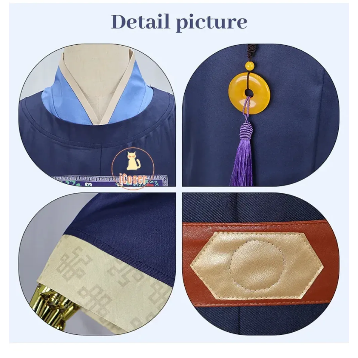 Jinshi Hanfu Cosplay Robe Set - Dresses - Cosplay - 5