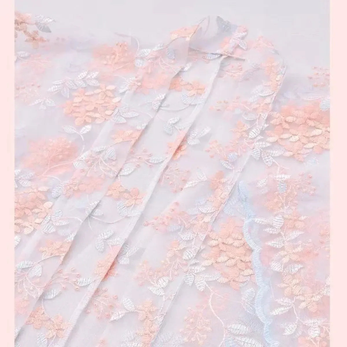 Hanfu Skirt Set - Complete with Embroidery Details - Bottoms - 7