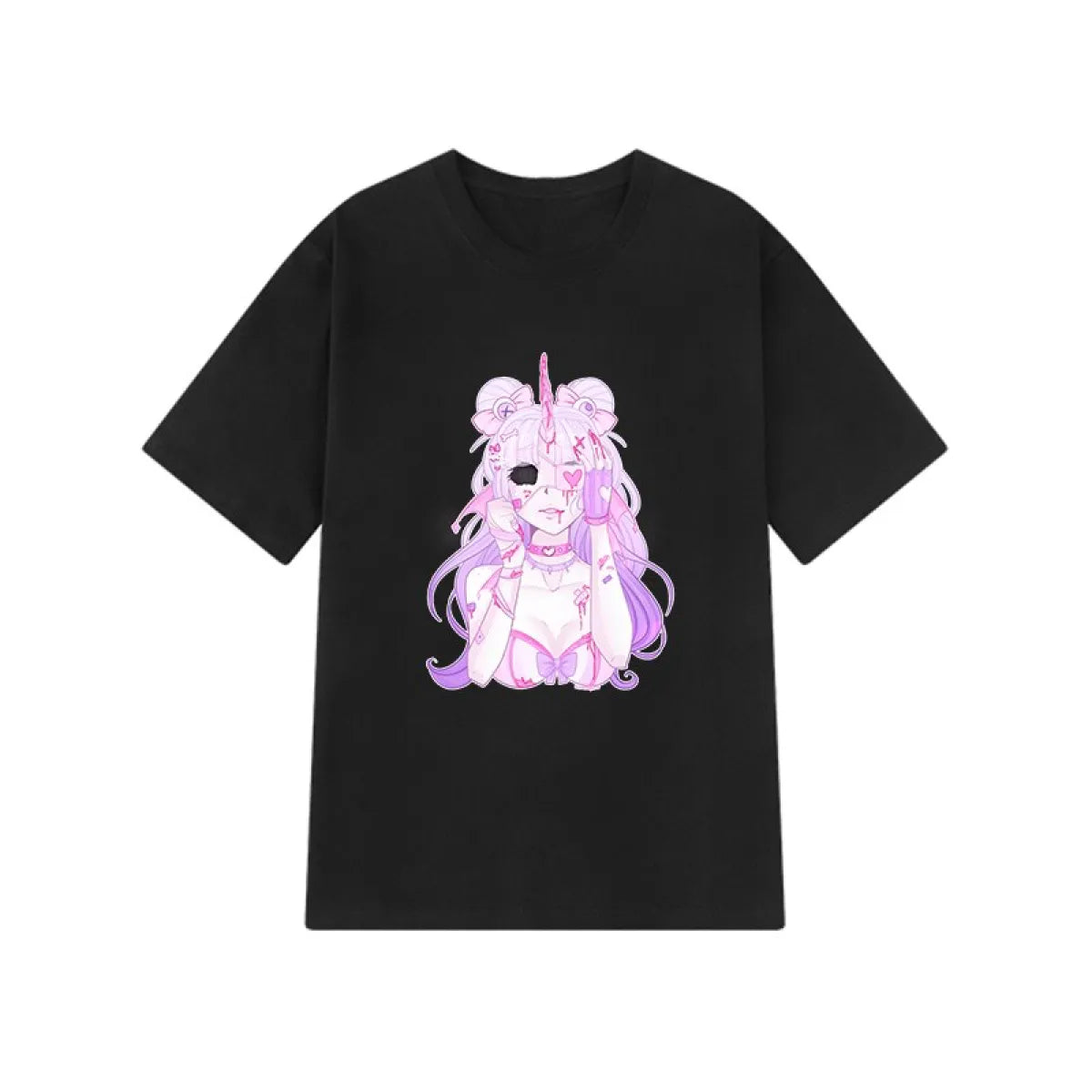 Sexy Harajuku Anime Girl Shirt - T-Shirts - 16