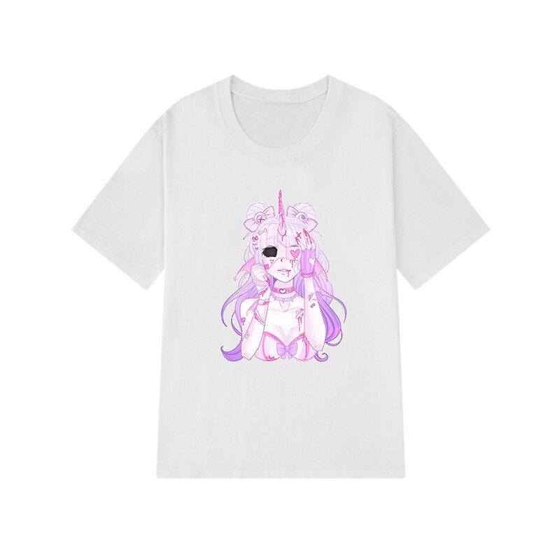 Sexy Harajuku Anime Girl Shirt - Harbor White / XL - T-Shirts - Shirts & Tops - 18 - 2024