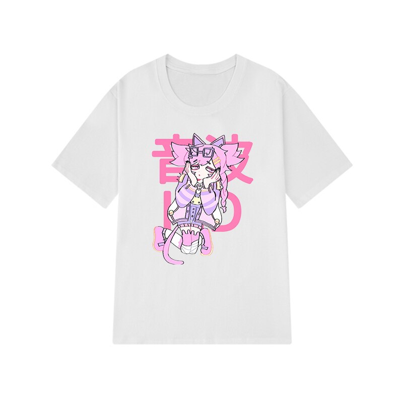 Sexy Harajuku Anime Girl Shirt - White / XL - T-Shirts - Shirts & Tops - 19 - 2024