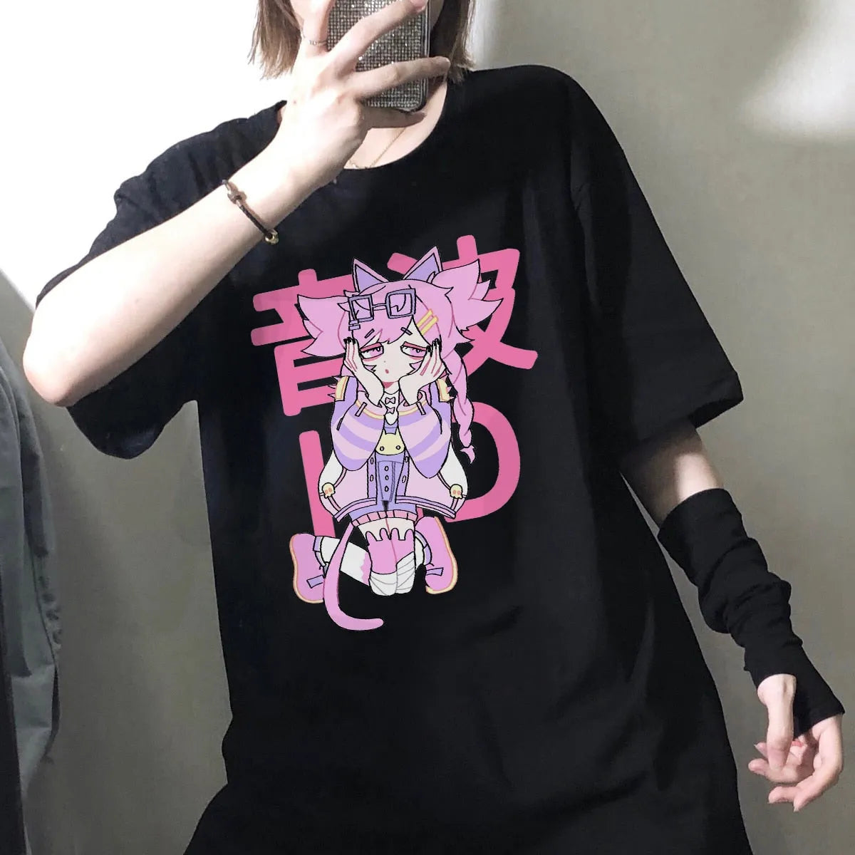 Sexy Harajuku Anime Girl Shirt - T-Shirts - 3